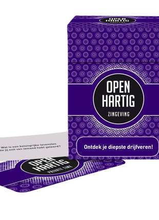 Openhartig Zingeving – party kaartspel – 2 tot 4 spelers