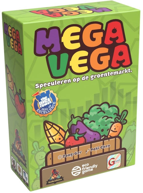 Mega Vega – gezellig kaartspel – 2 tot 4 spelers