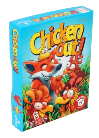 Dit is een foto van het spel Chicken Out te koop bij Speldorado Spellenwinkel Delft