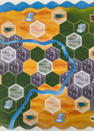 Dit is een foto van het spel Caldera Park te koop bij Speldorado Spellenwinkel Delft