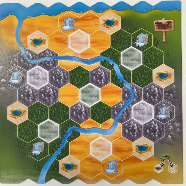 Dit is een foto van het spel Caldera Park te koop bij Speldorado Spellenwinkel Delft