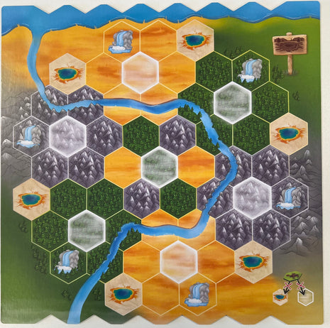 Dit is een foto van het spel Caldera Park te koop bij Speldorado Spellenwinkel Delft
