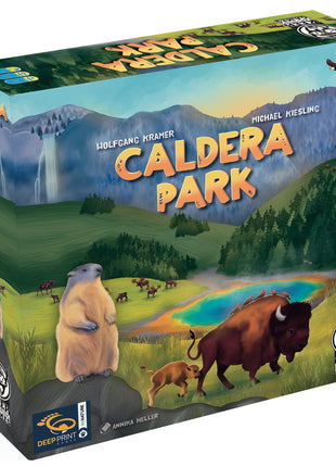 Caldera Park – strategisch bordspel – 1 tot 4 spelers