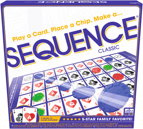 Sequence – gezellig kaartspel – 2 tot 4 spelers
