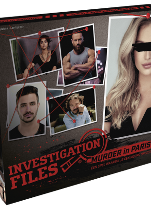 Investigation Files Moord in Parijs – gezellig bordspel – 2 tot 4 spelers