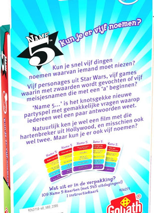 Name 5 Cardgame