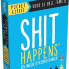 Dit is een foto van het spel Shit Happens Familie - Pocket Editie te koop bij Speldorado Spellenwinkel Delft