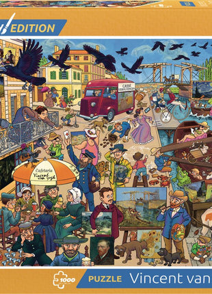 Jan Van Haasteren puzzel "Jan van Haasteren Verkeerschaos & Ter Land, Ter Zee En In De Lucht (2x1000)" - 2x 1000 stukjes