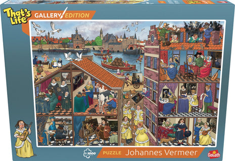 Jan Van Haasteren puzzel "Jan van Haasteren Safari & Storm 2 in 1  (2x 1000)" - 2x 1000 stukjes