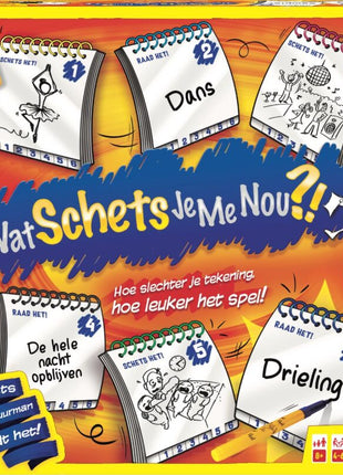 Wat schets je me nou?! 6 spelers - grote verpakking – party kaartspel – 2 tot 4 spelers