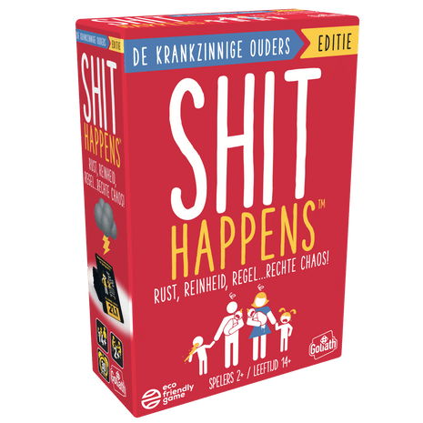 Shit Happens Ouders Editie (NL) – party kaartspel – 2 tot 4 spelers