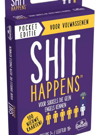 Shit Happens Pocket Editie 18+ Edition 2 – party kaartspel – 2 tot 4 spelers