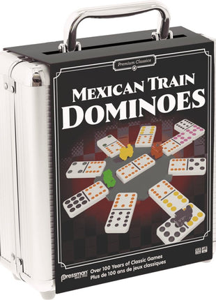 Classics: Mexican Train Dominoes in tin