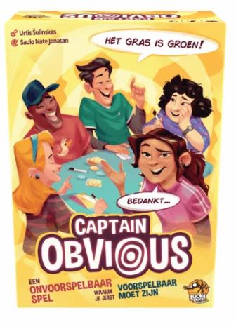 Captain Obvious (NL) – party kaartspel – 2 tot 4 spelers