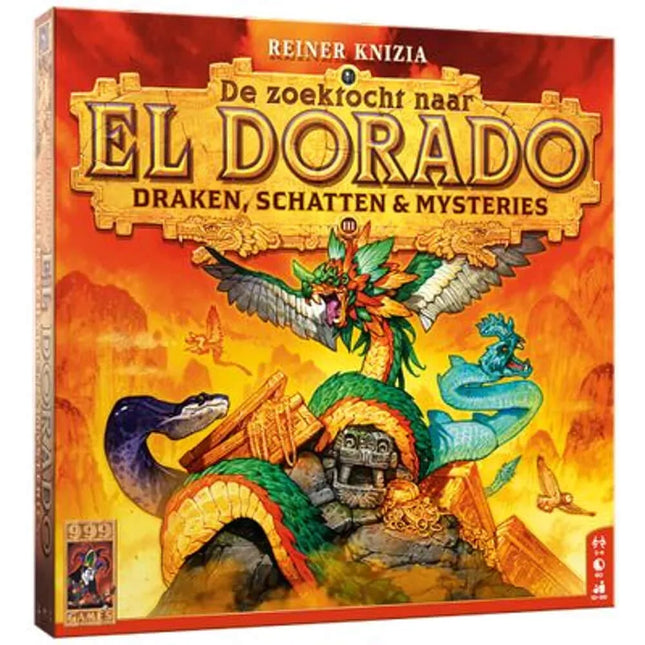 Dit is een foto van het spel Draken, Schatten & Mysteries - De Zoektocht naar El Dorado te koop bij Speldorado Spellenwinkel Delft