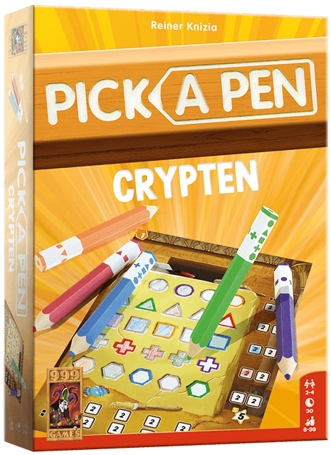 Pick a Pen Crypten – gezellig dobbelspel – 2 tot 4 spelers