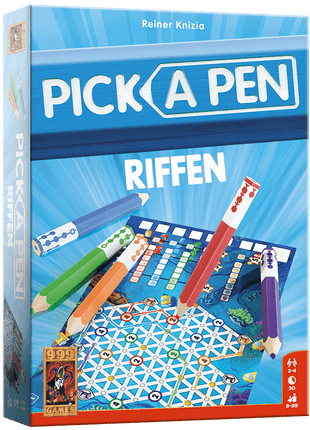 Pick a Pen Riffen – gezellig dobbelspel – 2 tot 4 spelers