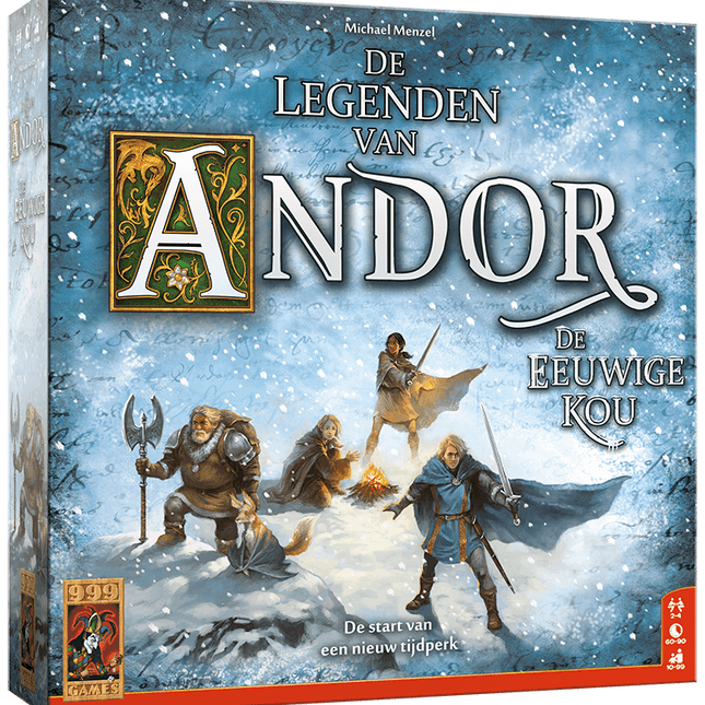 Dit is een foto van het spel De Legenden van Andor De Eeuwige Kou te koop bij Speldorado Spellenwinkel Delft