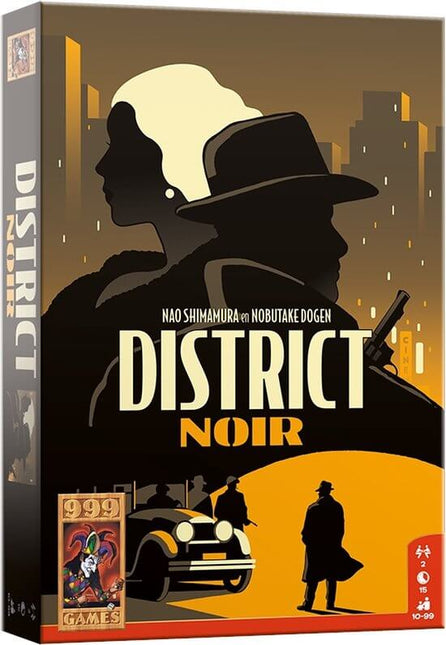 Dit is een foto van het spel District Noir te koop bij Speldorado Spellenwinkel Delft