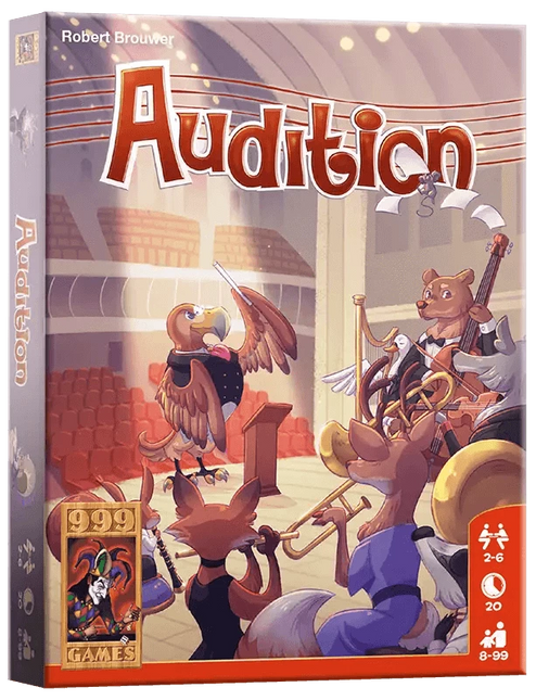 Dit is een foto van het spel Audition te koop bij Speldorado Spellenwinkel Delft