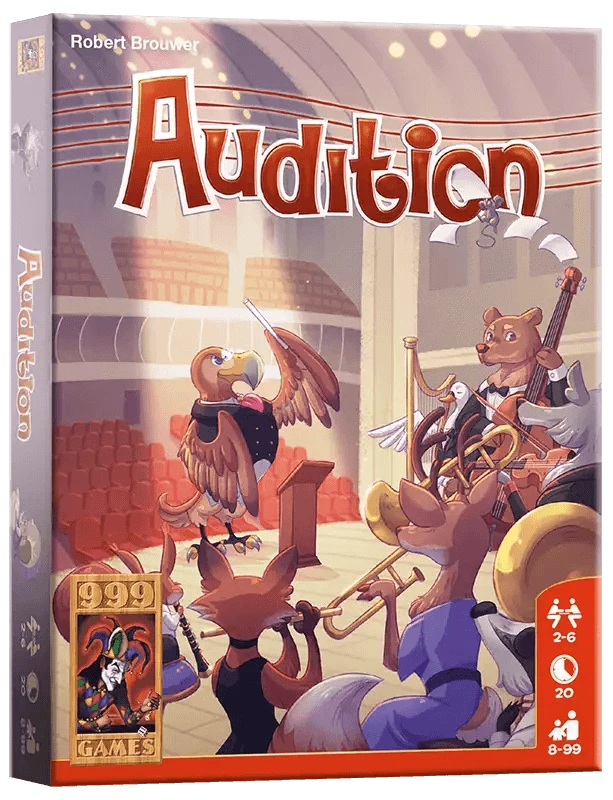 Dit is een foto van het spel Audition te koop bij Speldorado Spellenwinkel Delft