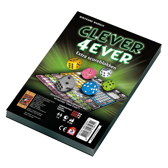 Dit is een foto van het spel Scoreblokken Clever 4Ever te koop bij Speldorado Spellenwinkel Delft