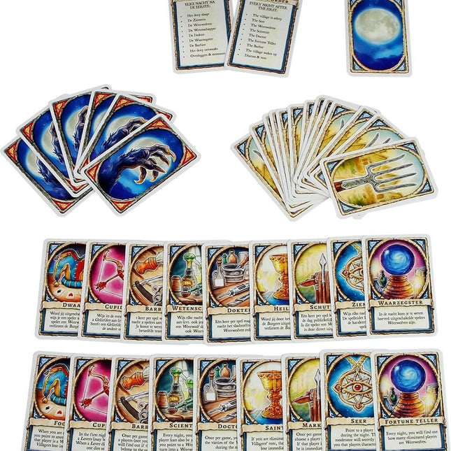 Dit is een foto van het spel Ontmasker de Weerwolven te koop bij Speldorado Spellenwinkel Delft
