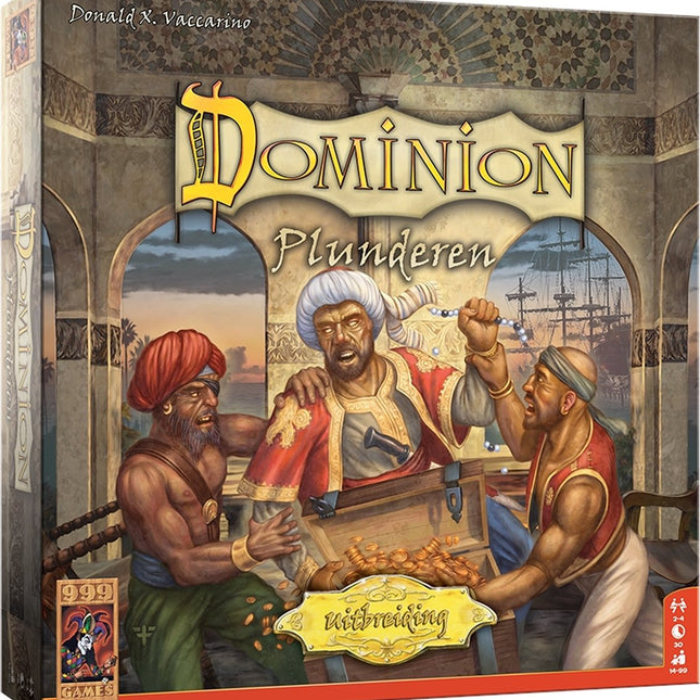Dit is een foto van het spel Dominion; Plunderen Uitbreiding te koop bij Speldorado Spellenwinkel Delft