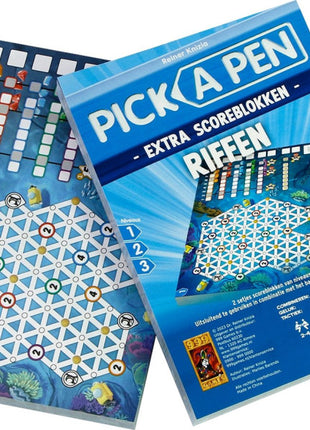 Pick a Pen Riffen Scoreblokken – gezellig dobbelspel – 2 tot 4 spelers