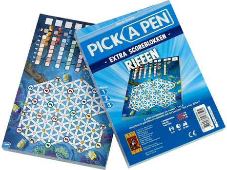 Pick a Pen Riffen Scoreblokken – gezellig dobbelspel – 2 tot 4 spelers