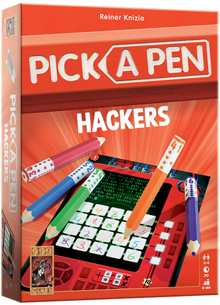 Pick a Pen Hacker – gezellig dobbelspel – 2 tot 4 spelers