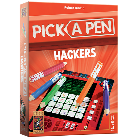 Pick a Pen Hacker – gezellig dobbelspel – 2 tot 4 spelers