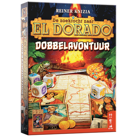 De Zoektocht naar El Dorado: Dobbelavontuur - Dobbelspel – gezellig dobbelspel – 2 tot 4 spelers