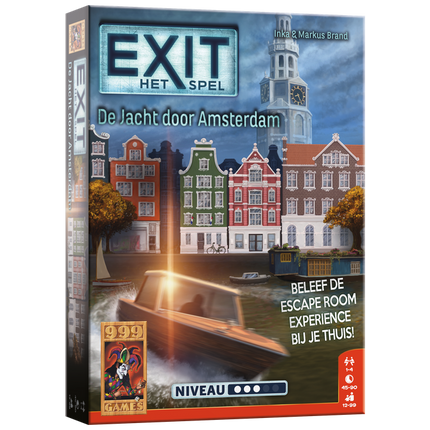 Dit is een foto van het spel De Jacht door Amsterdam - Exit te koop bij Speldorado Spellenwinkel Delft