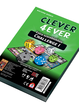 Scoreblokken Clever 4Ever Challenge – gezellig dobbelspel – 1 tot 4 spelers