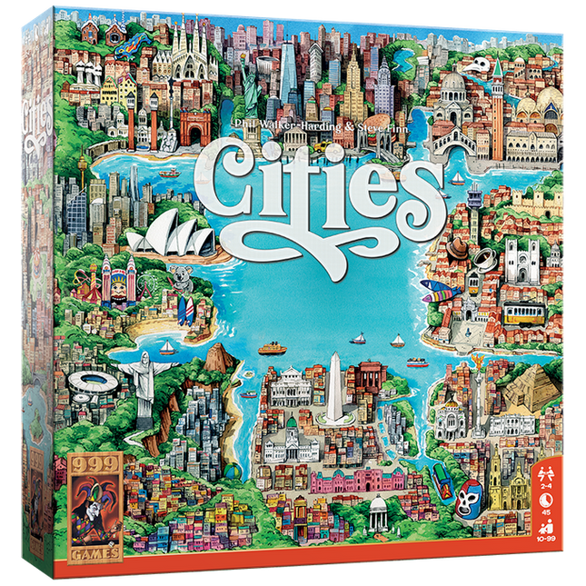 Dit is een foto van het spel Cities te koop bij Speldorado Spellenwinkel Delft