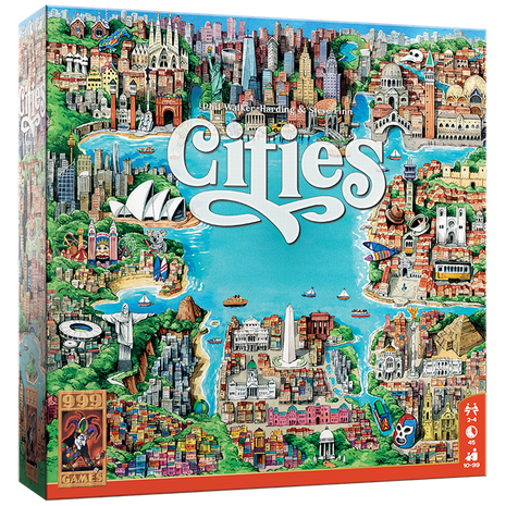 Cities – strategisch bordspel – 2 tot 4 spelers