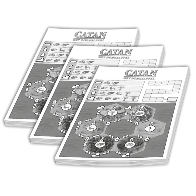 catn dobbelspel scoreblok