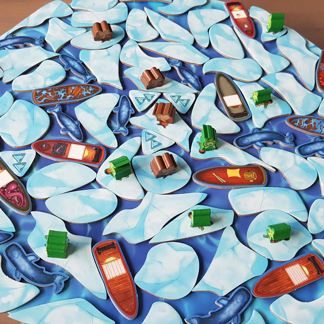 Dit is een foto van het spel Ice Floes & Foes te koop bij Speldorado Spellenwinkel Delft