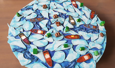 Dit is een foto van het spel Ice Floes & Foes te koop bij Speldorado Spellenwinkel Delft