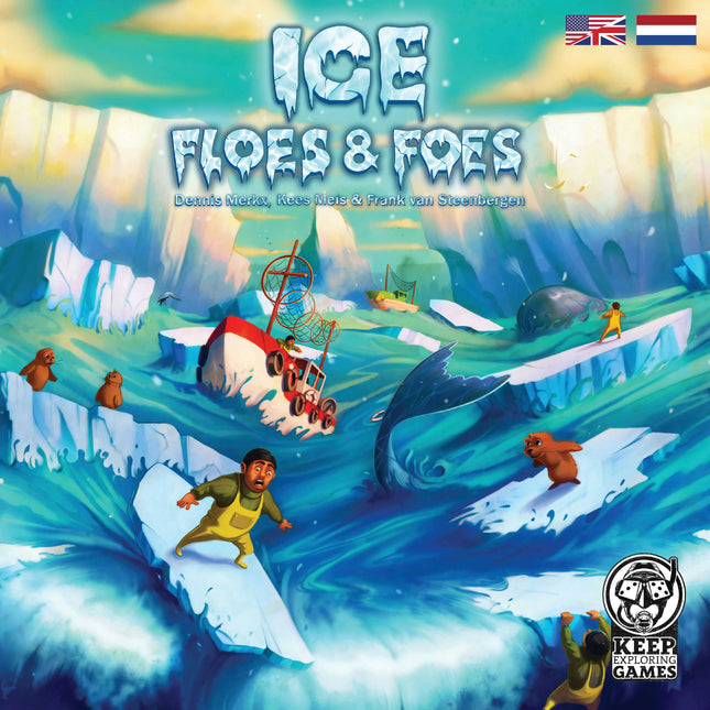 Dit is een foto van het spel Ice Floes & Foes te koop bij Speldorado Spellenwinkel Delft