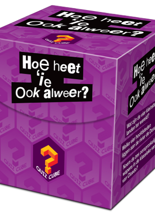 Dit is een foto van het spel Quiz Cube - Hoe Heet 'ie Ook Alweer? te koop bij Speldorado Spellenwinkel Delft