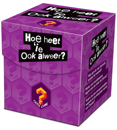 Quiz Cube - Hoe Heet 'ie Ook Alweer?, TFF-480029 van Boosterbox te koop bij Speldorado !