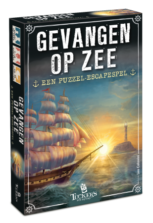 Dit is een foto van het spel Gevangen op Zee te koop bij Speldorado Spellenwinkel Delft