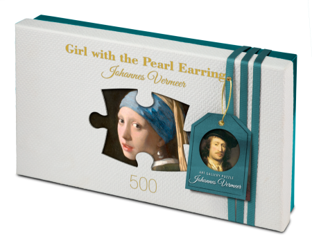 Dit is een foto van het spel Art Gallery - Girl with the Pearl Earring - Johannes Vermeer te koop bij Speldorado Spellenwinkel Delft