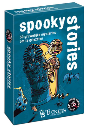 black stories junior - spooky – party kaartspel – 2 tot 4 spelers