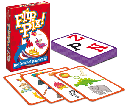 Dit is een foto van het spel Flip Pix te koop bij Speldorado Spellenwinkel Delft