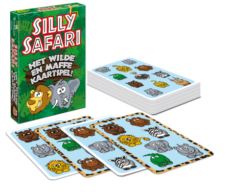 Silly Safari – gezellig kaartspel – 2 tot 4 spelers