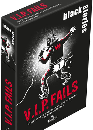 black stories V.I.P. Fails – party kaartspel – 2 tot 4 spelers