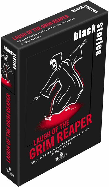 black stories Laugh of the Grim Reaper – party kaartspel – 2 tot 4 spelers